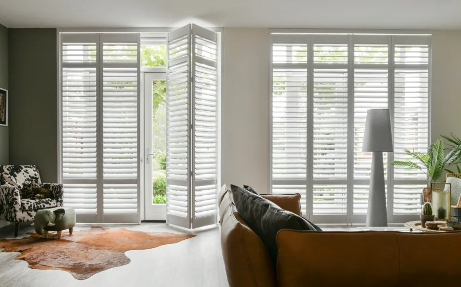 Shutters in de woonkamer