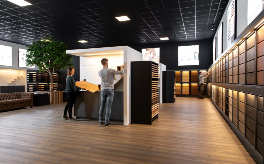 Showroom woonwinkel Decotrap Aanhuis be Wetteren