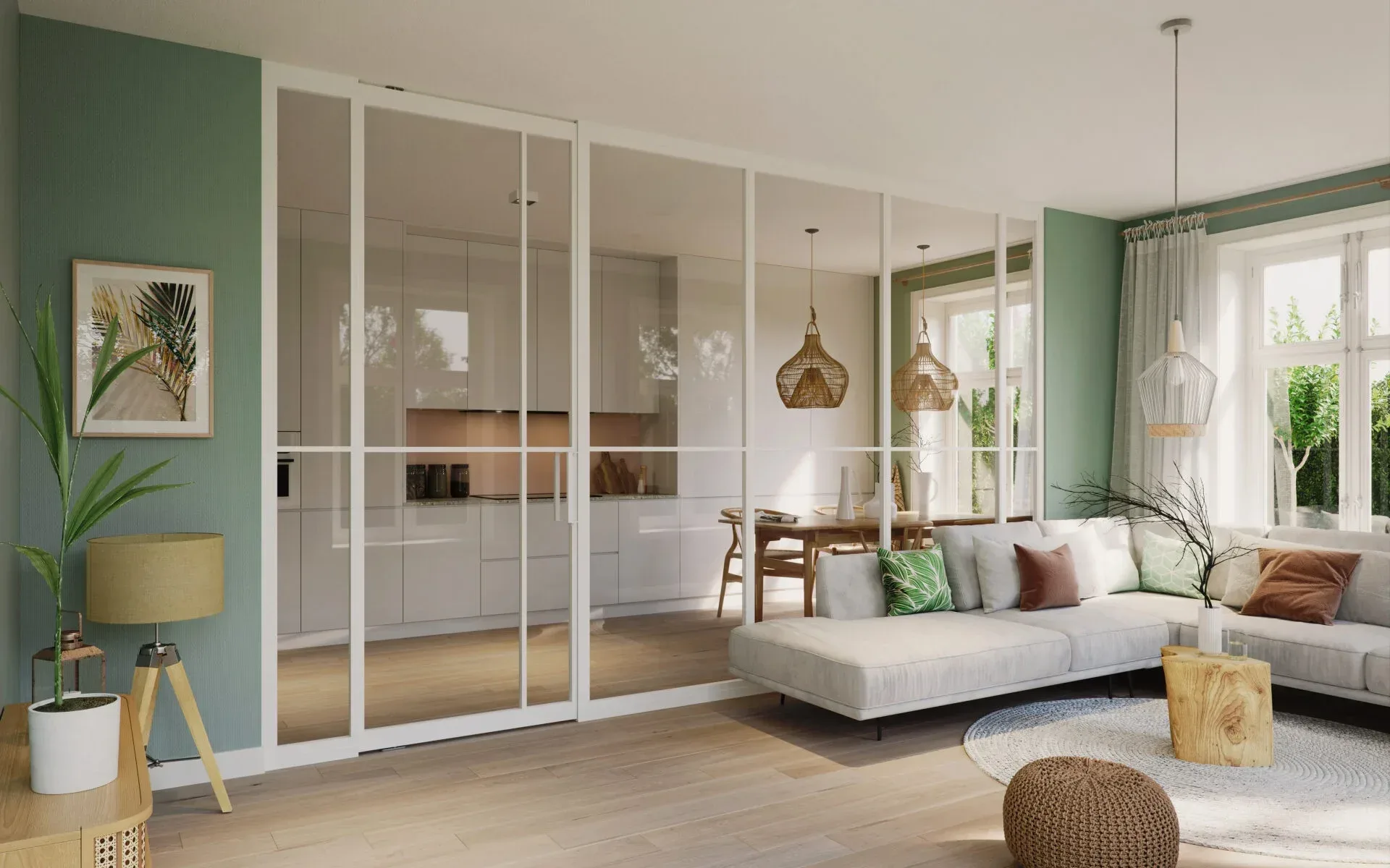 Scheidingswand deli home