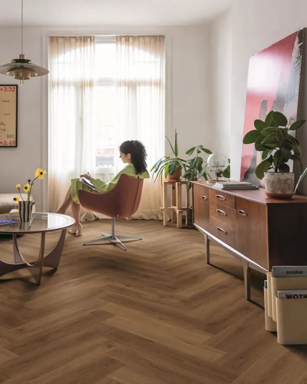 Vinyl vloer van Quick Step bij Aanhuis