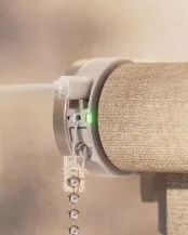 elektrisch opladen van rolgordijnen via MotionBlinds