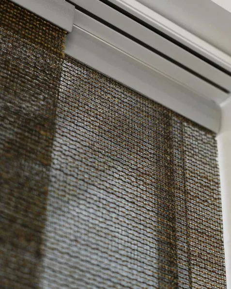 Paneelgordijn van Zonnelux close-up