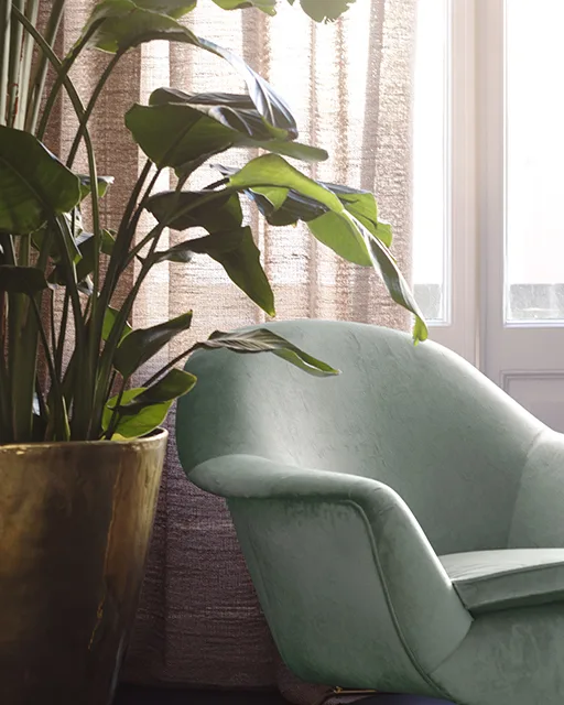 Sfeervolle gordijnen in een beige tint