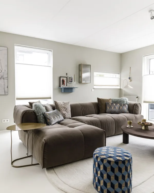 Dupligordijnen in de woonkamer