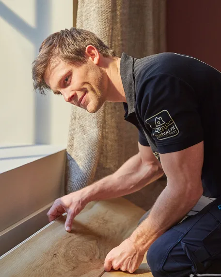 Vloer leggen, vakmensen van Aanhuis