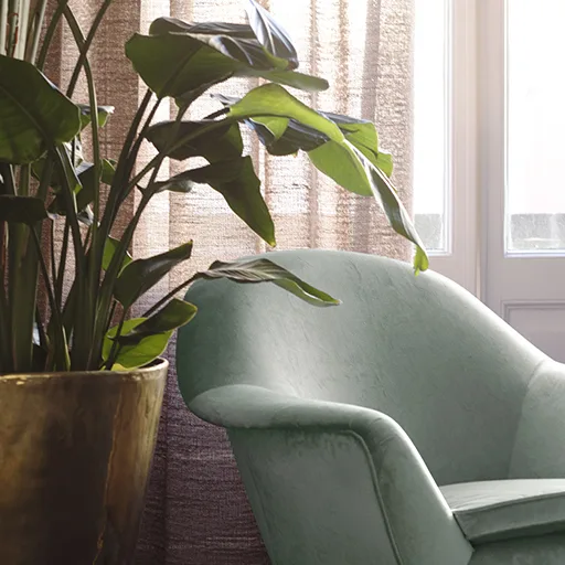 Sfeervolle gordijnen in een beige tint